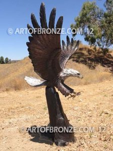 American Spirit bronze eagle landing