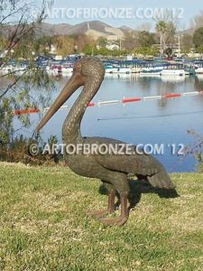 Heavenly Retreat statue of bronze bird