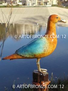 Shoreline Serenity bronze sculpture of life-size seagull for indoor or outdoor display