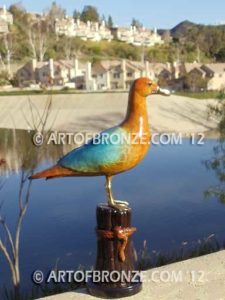 Shoreline Serenity bronze sculpture of life-size seagull for indoor or outdoor display