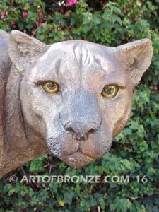 Ever Watchful high-quality bronze cast outdoor monumental sculpture for public display