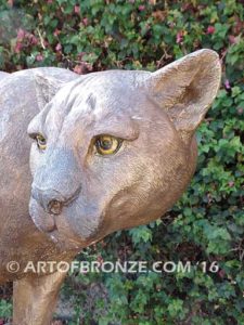 Ever Watchful high-quality bronze cast outdoor monumental sculpture for public display