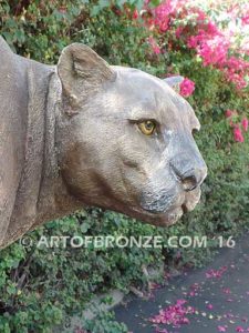 Ever Watchful high-quality bronze cast outdoor monumental sculpture for public display