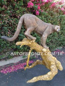 Ever Watchful high-quality bronze cast outdoor monumental sculpture for public display