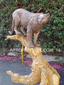 Ever Watchful high-quality bronze cast outdoor monumental sculpture for public display