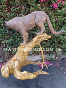 Ever Watchful high-quality bronze cast outdoor monumental sculpture for public display