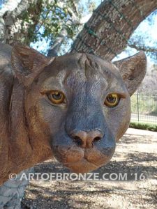 Ever Watchful high-quality bronze cast outdoor monumental sculpture for public display