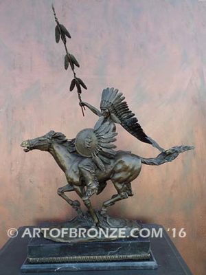 Battle Courage | Tabletop Sculpture - Art Of Bronze