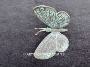 Butterfly Migration flying butterflies bronze sculptures