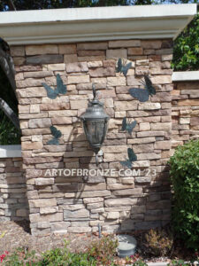 Butterfly Migration flying butterflies bronze sculptures