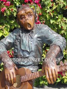 Chimp Musical Flamenco special edition, gallery quality chimpanzee playing flamenco guitar