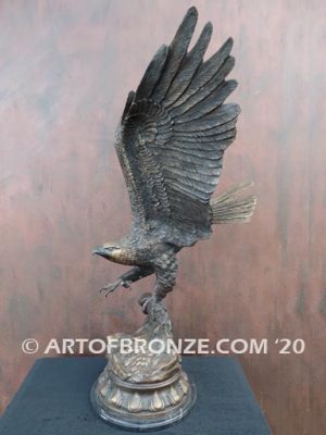 Eagle II flying eagle sculpture corporate gift or award