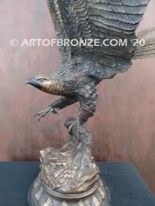 Eagle II flying eagle sculpture corporate gift or award