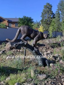 Ever Watchful high-quality bronze cast outdoor monumental sculpture for public display