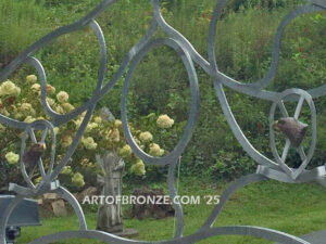 Freedom of the Sky beautiful bronze bald eagle bust sculpture