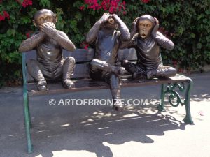 Hear See Speak No Evil special edition, gallery quality three wise monkeys