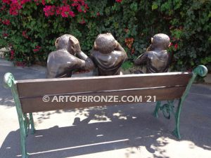 Hear See Speak No Evil special edition, gallery quality three wise monkeys