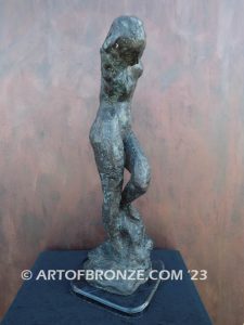 Inner Voice The Muse nude female statue after Auguste Rodin founder of modern sculpture and impressionism