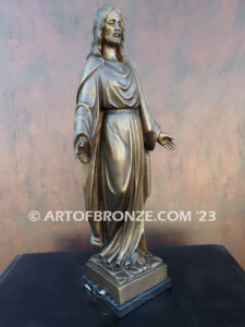 Jesus the Teacher bronze statue of highly detailed Christ the Redeemer