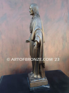 Jesus the Teacher bronze statue of highly detailed Christ the Redeemer