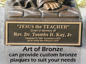 Jesus the Teacher bronze statue of highly detailed Christ the Redeemer