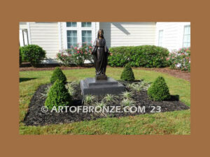 Jesus the Teacher bronze statue of highly detailed Christ the Redeemer