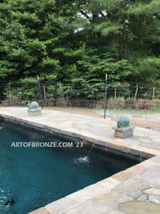 On the Move bronze snail sculpture artwork for outdoor garden or indoor display