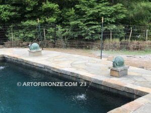 On the Move bronze snail sculpture artwork for outdoor garden or indoor display