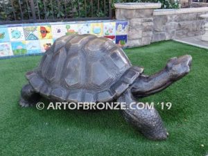 Marketplace Tortoises bronze fine art gallery reptile statue- tortoise, turtle, and terrapin