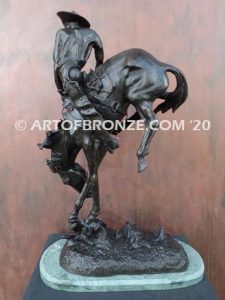 Outlaw sculpture corporate gift award after Frederic Remington