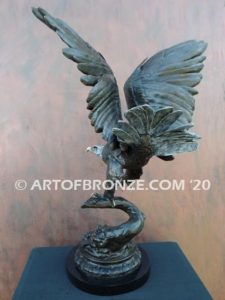 Eagle IV flying eagle sculpture corporate gift or award