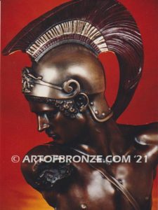 Trojan Warrior Tommy Trojan inspired University of Southern California Fight On alumni gift