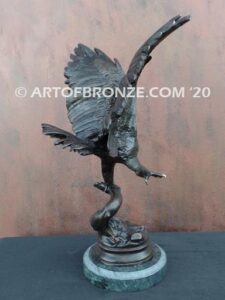 Eagle II flying eagle sculpture corporate gift or award