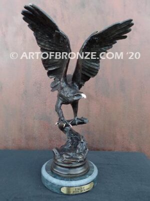 Eagle II flying eagle sculpture corporate gift or award