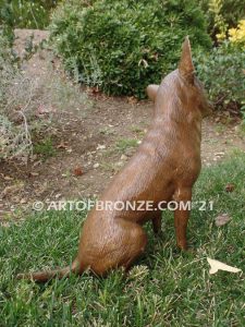 Chihuahua custom, gallery quality bronze sculpted dog pet statues