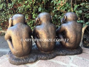 Hear See Speak No Evil special edition, gallery quality three wise monkeys