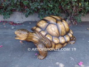 Moving On bronze fine art gallery reptile statue- tortoise, turtle, and terrapin