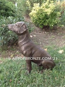 Shorty Jack Russell short-haired gallery & custom quality bronze sculpted dog pet statues