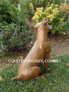 Jack Russell Terrier short-haired gallery & custom quality bronze sculpted dog pet statues