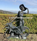 Art & Wine Come Together - Frog Bronze Statue - Art of Bronze