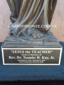 Jesus the Teacher bronze sculpture of highly detailed Christ the Redeemer
