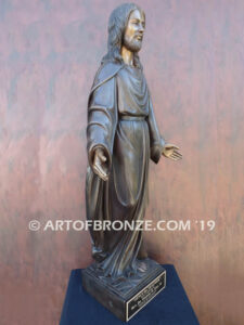 Jesus the Teacher bronze sculpture of highly detailed Christ the Redeemer