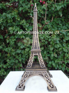 Eiffel Tower bronze statue for your home or office decor