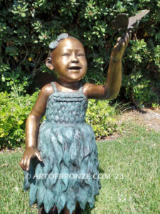 Allorah timeless bronze statue memorial honoring the passing of young child