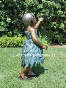 Allorah timeless bronze statue memorial honoring the passing of young child