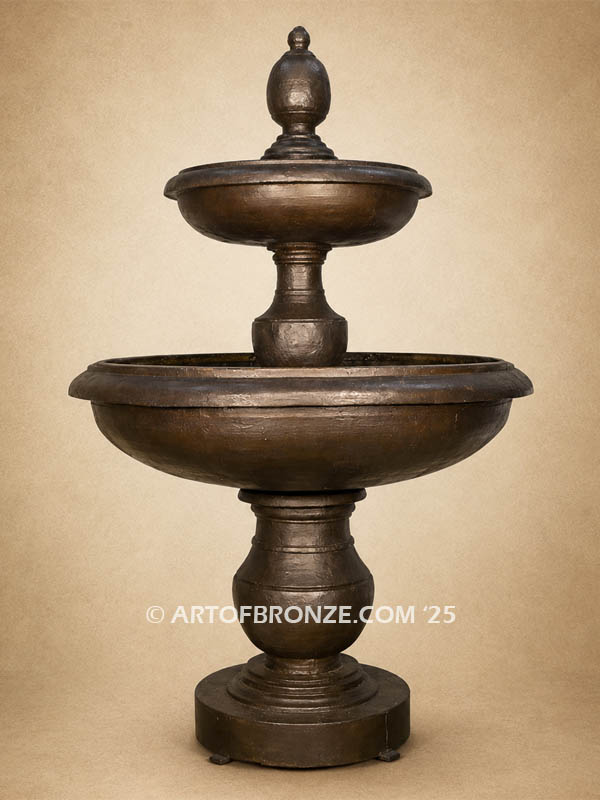 Windsor Estate Bronze Fountain for formal garden or grand estate